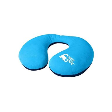 ALMOHADILLA CERVICAL APOYA CABEZA BEBÉ SILLA AUTO KIDS SAFE CELESTE - 1
