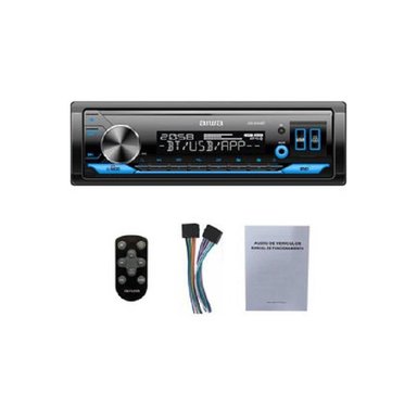 AUTORADIO 1 DIN DESMONTABLE BLUETOOTH USBX2 ILUMINACION 7 COLORES - 1