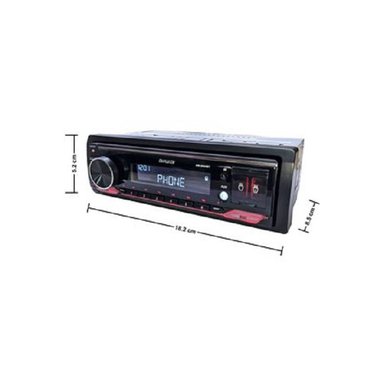 AUTORADIO 1 DIN DESMONTABLE BLUETOOTH USBX2 ILUMINACION 7 COLORES - 3