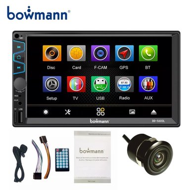 AUTORADIO BOWMANN DD-5600L MIRRORLINK 2 DIN 7' TÁCTIL HD BT USB