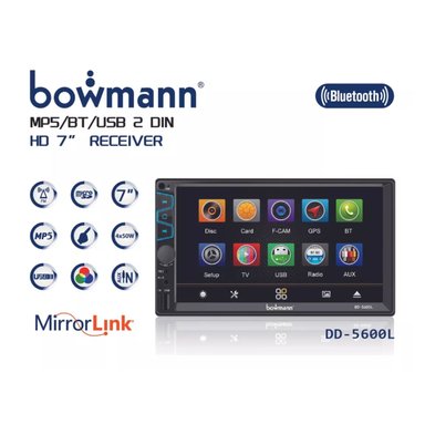 AUTORADIO BOWMANN DD-5600L MIRRORLINK 2 DIN 7' TÁCTIL HD BT USB - 2