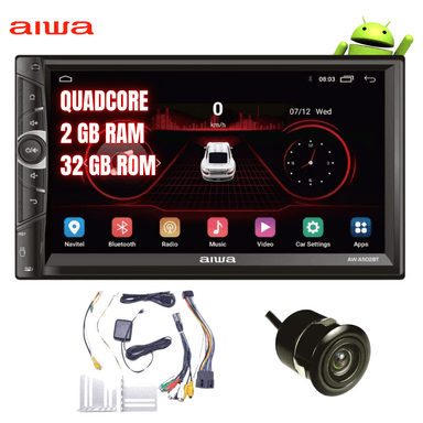 AUTORADIO AIWA AW-A502BT ANDROID 2 DIN LCD 7' HD BT 2GB RAM + 32GB