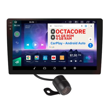 AUTORADIO AIWA ANDROID PANTALLA 2K HD 9.5'' SLIM OCTACORE 4GB+64GB BT WIFI GPS CARPLAY ANDROID AUTO AW-2K-A - 4