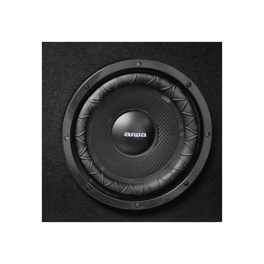SUBWOOFER AIWA AMPLIFICADOR PARA AUTO  10" CAJA SLIM ALFOMBRADA 600W AW-101BX - 4