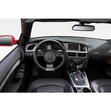 FUNDA CUBRE VOLANTE SPARCO BASE PLANA SPS113 NEGRO - 3
