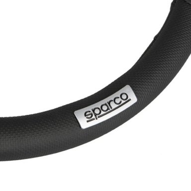 FUNDA CUBRE VOLANTE PU+PVC ANTIDESLIZANTE SPARCO SPC1113BK NEGRO - 6