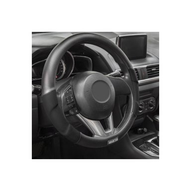 FUNDA CUBRE VOLANTE SPARCO FIBRA CARBONO SPS121BK NEGRO - 3