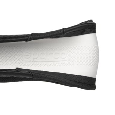 FUNDA CUBRE VOLANTE SPARCO SPS123RD FIBRA CARBONO NEGRO ROJO - 6