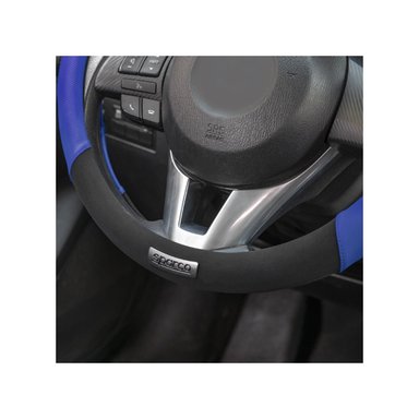 FUNDA CUBRE VOLANTE SPARCO AZUL NEGRO SPC103BL - 4