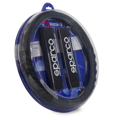 SET CUBRE VOLANTE + HOMBRERAS SPARCO NEGRO SPS107BK_C