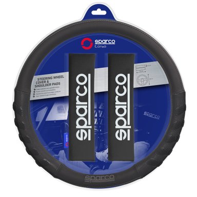 SET CUBRE VOLANTE + HOMBRERAS SPARCO NEGRO SPS107BK_C - 2