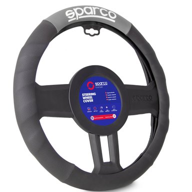 FUNDA CUBRE VOLANTE DEPORTIVO SPARCO GRIS OSCURO SPC1111GR-P - 1