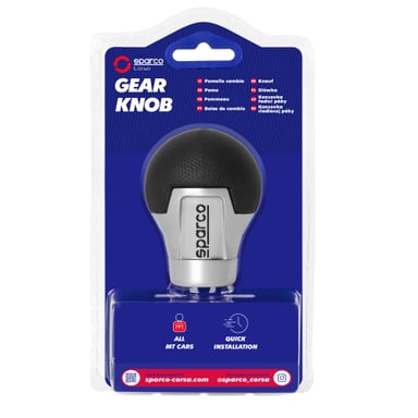PERILLA SPARCO SPG101 POMO PALANCA DE CAMBIO CUERO NEGRO - 3