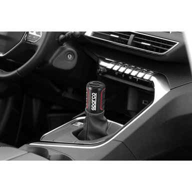 PERILLA POMO PALANCA DE CAMBIO DE AUTO SPARCO RACING NEGRO SPC0103 - 2