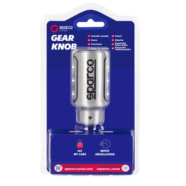 PERILLA POMO PALANCA DE CAMBIO DE AUTO SPARCO RACING ALUMINIO OPC0103000 - 3