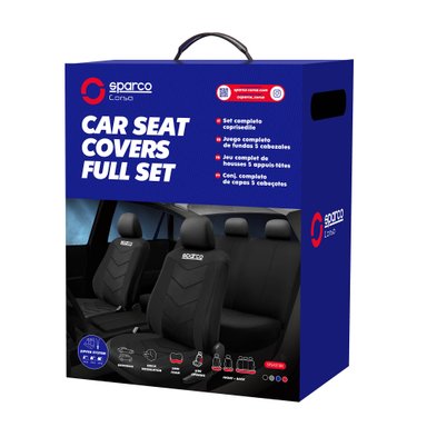 FUNDA CUBRE ASIENTOS UNIVERSAL SPARCO NEGRO SPS431BK_CB - 3