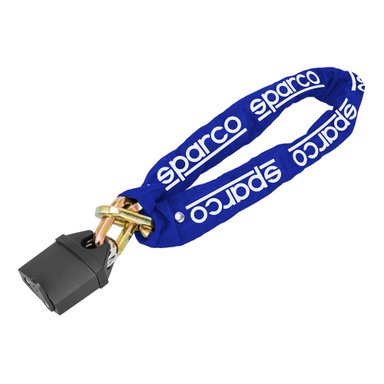 CANDADO DE SEGURIDAD PARA RUEDA DE REPUESTO SPARCO AZUL SPT181BL