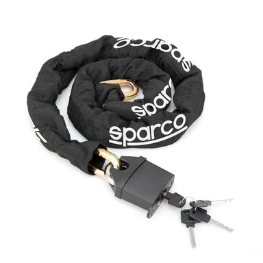 CANDADO DE SEGURIDAD PARA RUEDA DE REPUESTO SPARCO NEGRO SPT181BK - 2