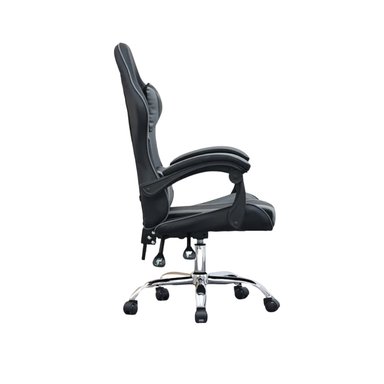 SILLA GRIS GAMER ERGONÓMICA OFICINA CON RUEDAS GC-2223 - 3