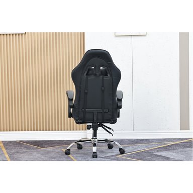 SILLA GRIS GAMER ERGONÓMICA OFICINA CON RUEDAS GC-2223 - 6