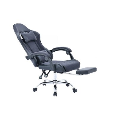SILLA NEGRO GAMER ERGONÓMICA OFICINA CON RUEDAS GC-2221T - 3