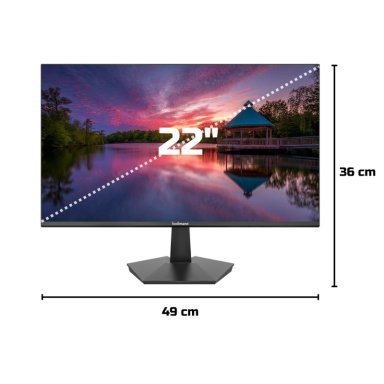 MONITOR GAMER BOWMANN 22'' BW-22MF FULL HD IPS 100 HZ PLANO SIN BORDES 1920X1080 - 3