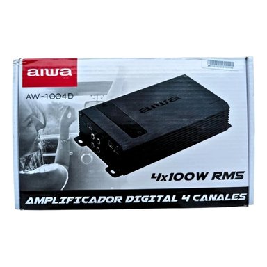 AMPLIFICADOR AIWA AW-1004D AUTO DIGITAL 4 CANALES 4X100W RMS - 5