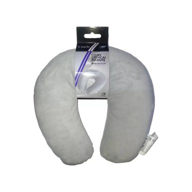 COJÍN CERVICAL INFANTIL B-EQUIP GRIS BEQ1004