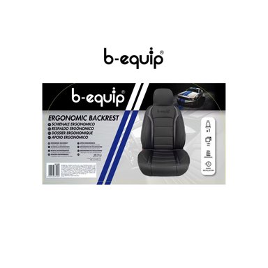 FUNDA DE ASIENTO AUTO B-EQUIP RESPALDO ERGONÓMICO ADV1638GR - 6