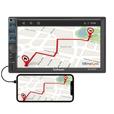 AUTORADIO BOWMANN CARPLAY INALAMBRICO MIRRORLINK 7' DD-5700W - 3