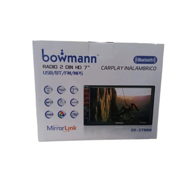 AUTORADIO BOWMANN CARPLAY INALAMBRICO MIRRORLINK 7' DD-5700W - 7
