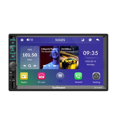 AUTORADIO BOWMANN MIRRORLINK ANDROID IOS 7' HD DD-5300L