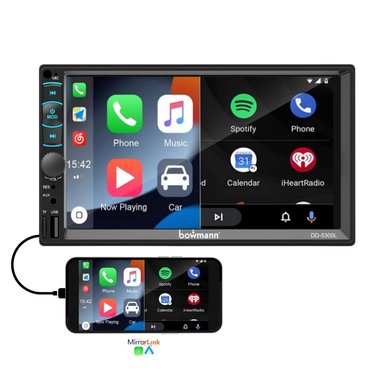 AUTORADIO BOWMANN MIRRORLINK ANDROID IOS 7' HD DD-5300L - 3