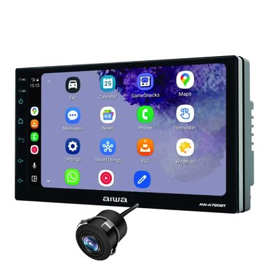 AUTORADIO ANDROID AIWA 7' 2 GB + 32 GB CON ANDROIDAUTO CARPLAY INALAMBRICOS 2 DIN AW-A720BT