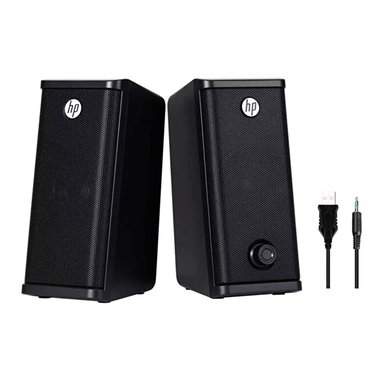 PARLANTES MULTIMEDIA HP PARA PC CON CONTROL DE VOLUMEN 6W DHS-2101s - 1