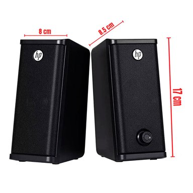PARLANTES MULTIMEDIA HP PARA PC CON CONTROL DE VOLUMEN 6W DHS-2101s - 3