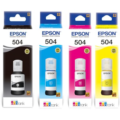 TINTA EPSON T504 MULTICOLOR 504 PACK 4 COLORES