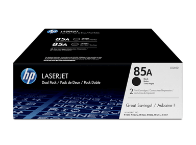 PACK 2 TÓNER HP NEGRO 85A LASERJET ORIGINAL CE285AD