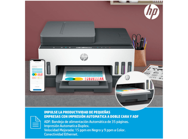 MULTIFUNCIONAL HP SMART TANK 790 IMPRIME DÚPLEX ESCÁNER AUTOMÁTICO FAX - 3