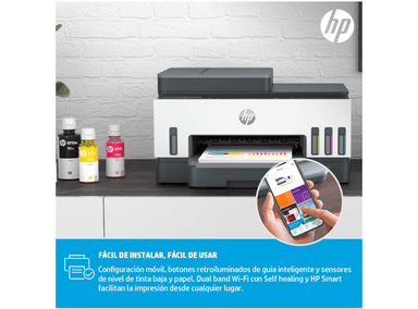 MULTIFUNCIONAL HP SMART TANK 790 IMPRIME DÚPLEX ESCÁNER AUTOMÁTICO FAX - 5