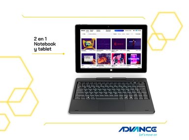 NOTEBOOK 2 EN 1 ADVANCE CN4058 10.1' CELERON N4020 8GB RAM 128GB - 6