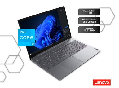 LAPTOP LENOVO V15 G5 CORE I3 RAM 8GB 256GB SSD 15.6 FHD WINDOWS 11