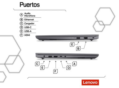 LAPTOP LENOVO V15 G5 CORE I3 RAM 8GB 256GB SSD 15.6 FHD WINDOWS 11 - 8