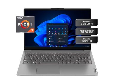 LAPTOP LENOVO V15 G4 AMD RYZEN 7 8GB RAM 512GB SSD 15.6' FHD WINDOWS 11