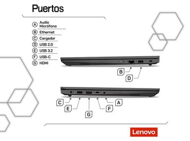 LAPTOP LENOVO V15 G4 AMD RYZEN 7 8GB RAM 512GB SSD 15.6' FHD WINDOWS 11 - 5