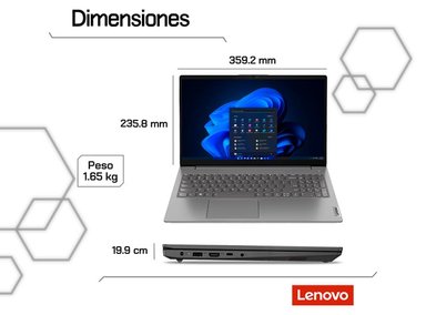 LAPTOP LENOVO V15 G4 AMD RYZEN 7 8GB RAM 512GB SSD 15.6' FHD WINDOWS 11 - 6