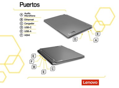 LAPTOP LENOVO LOQ 15IAX9 15.6' FHD 144HZ INTEL CORE I5 RTX3050 16GB 512GB SSD - 8