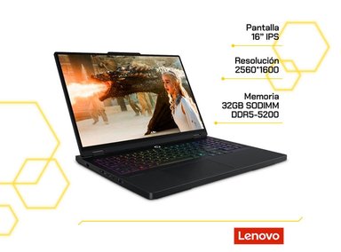 LAPTOP LENOVO LEGION PRO 5 16ADR10 RYZEN 9 RTX 5060 32GB 1TB SSD 16 WQXGA 240HZ - 7