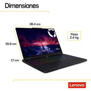 LAPTOP LENOVO LEGION PRO 5 16ADR10 RYZEN 9 RTX 5060 32GB 1TB SSD 16 WQXGA 240HZ - 9