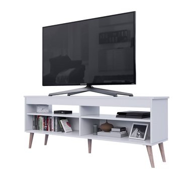 MESA DE TV NOVO HAMBURGO 65' MOVENDA BLANCO